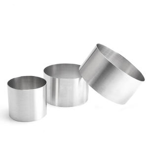 Mix stile rotondo in acciaio inox Mousse anello biscottino torta break set di cottura strumento di pasticceria stampi per torte - Product Image 6