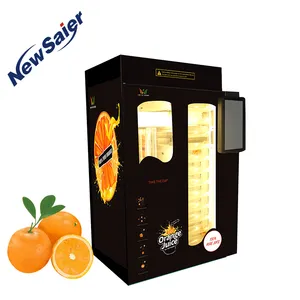 中国制造商自助服务自动饲料冷却系统橙色榨汁机自动售货机与工厂批发价