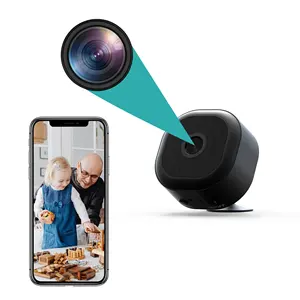Mini Câmera Sem Fio Pequena Cam com Detecção de Movimento Night Vision Loop Gravação Micro Nanny Cam Cop Pet Camera Indoor ao ar livre