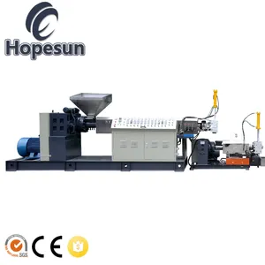 PP HDPE LDPE PE Garbage PVC EPS PET PP Nylon two stage pvc plastic pellet Recycled Plastic Granulation machine