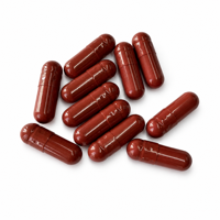Fabricant Impression de logo personnalisée Capsules HPMC vides transparentes Taille 0 00 Capsules végétariennes transparentes