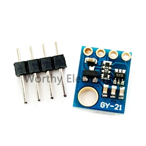 HTU21D modul <span class=keywords><strong>sensor</strong></span> <span class=keywords><strong>GY</strong></span>-<span class=keywords><strong>21</strong></span>-HTU21 port I2C papan deteksi suhu dan kelembapan <span class=keywords><strong>sensor</strong></span> kelembaban kualitas tinggi - Product Image 4
