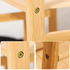 Bamboo <b>Shoe</b> <b>Rack</b> 68x26x75cm 4 Layers Easy Assemble <b>Storage</b> <b>Rack</b> For Entrance Living Room - Product Image 3