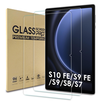 Protection d'écran en verre trempé transparent 9H de 0,3 mm pour tablettes Samsung Galaxy Tab S10FE S9FE S11 S9 S8 S7 11 pouces – Offre Spéciale