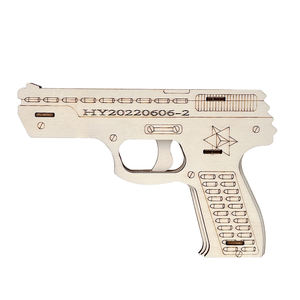 Juguete <span class=keywords><strong>de</strong></span> camión plegable <span class=keywords><strong>de</strong></span> papel, rompecabezas educativo <span class=keywords><strong>de</strong></span> <span class=keywords><strong>madera</strong></span> 3D personalizado, banda <span class=keywords><strong>de</strong></span> goma elástica, pistola <span class=keywords><strong>de</strong></span> juguete - Product Image 6