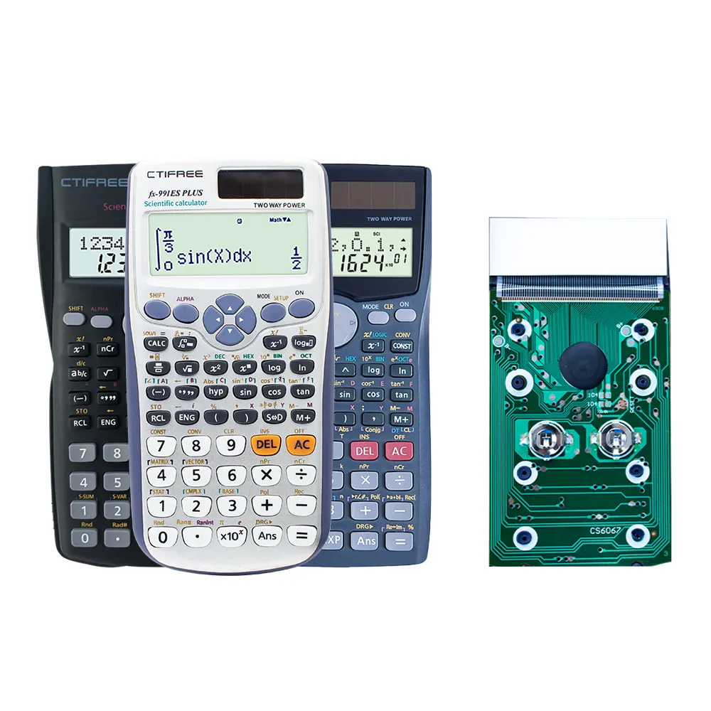 Kalkulator elektronik Desktop 10 digit Cina Promosi 991 es plus kalkulator ilmiah untuk FC-82MS sekolah dan kantor
