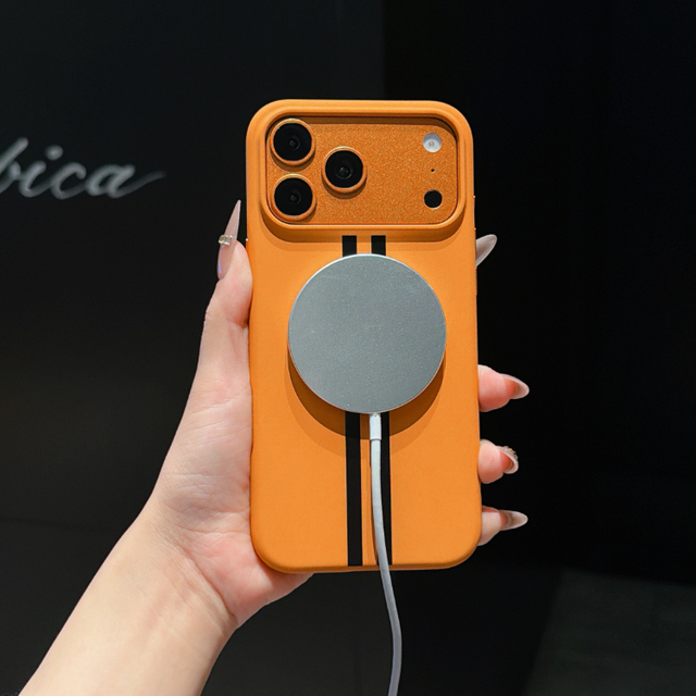 Anti-fingerprint Texture Luxury Magnetic Phone Case for iPhone 17 16 Pro Max Shockproof Design Back Cover