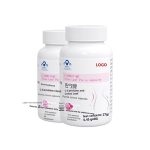 תוספי תזונה צמחיים בהתאמה אישית של יצרן ציוד מקורי (OEM) עם מכסה כחול, לירידה במשקל, L-קרניטין, תמצית עלי לוטוס, 30 גרגירים, משפרים את צפיפות העצם, למבוגרים - Product Image 1