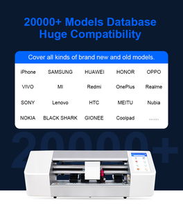 Base de datos enorme Modelos de teléfonos <span class=keywords><strong>Protector</strong></span> de pantalla automático Tabletas Hidrogel TPH Máquinas de corte de película de TPU para Samsung Iphone - Product Image 6