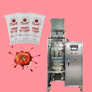 Mesin pengemasan paket saus tomat Multi jalur kecepatan tinggi mesin pengemasan segel pengisi pasta tomat