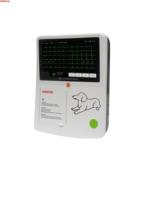 Uso veterinario Holter 7 plomo portátil veterinario Animal 3 canales Ecg Ekg electrocardiógrafo portátil máquina Digital