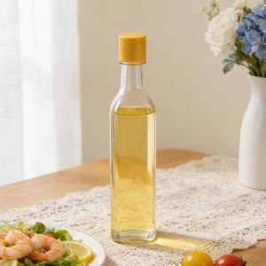 Botellas <span class=keywords><strong>de</strong></span> Vidrio Cuadradas <span class=keywords><strong>de</strong></span> 275ml, 520ml y 540ml para Salsas, Vinagre, Salsa <span class=keywords><strong>de</strong></span> Soya, <span class=keywords><strong>Aceite</strong></span> y Salsa <span class=keywords><strong>de</strong></span> Pescado con Tapas Flip Snap - Product Image 5