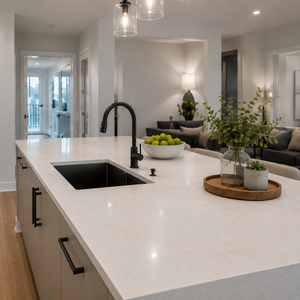 Mobili <span class=keywords><strong>da</strong></span> <span class=keywords><strong>Cucina</strong></span> Modulari Moderni in Acrilico con Pannello Piatto, Lavello e Rubinetto per Progetti di Appartamenti Multifamiliari - Product Image 6