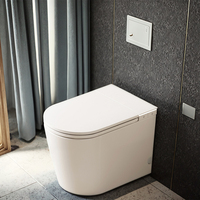 S013 Toilette intelligente monobloc sans réservoir avec bidet intégré, siège chauffant et séchage à l'air, drainage P-trap/S-trap, logo personnalisé