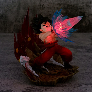 Anime DBZ Son Goku figura de PVC 13,5-24,5 cm Vegeta Heaven Earth Duel figuras 2 colección luminiscente modelo juguete de dibujos animados para - Product Image 4