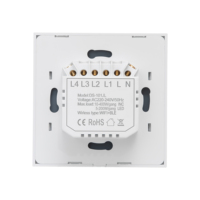 WiFi 1 Gang Écran Tactile Minuterie US EU Double Standard Commutateur Intelligent Contrôle Téléphone pour LED Bande/Plafond/Appliques Murales Unipolaire