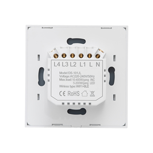 WiFi 1 Gang dokunmatik Panel zamanlayıcı abd ab çift standart akıllı anahtar telefon kontrolü için LED şerit/tavan/duvar ışıkları tek kutuplu - Product Image 6