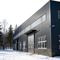 Bâtiment préfabriqué en métal galvanisé durable, durée de vie de 50 ans, surface peinte anti-rouille, design moderne, atelier industriel