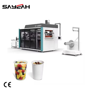 Tùy chỉnh vật nuôi cốc nhựa hình thành thermoforming máy bán tự động cốc nhựa hình thành máy - Product Image 1