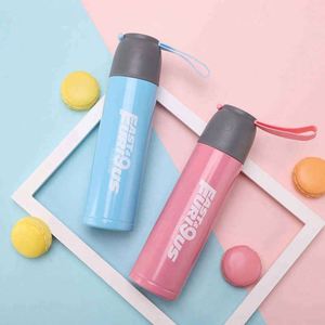 Bouteille d'eau moderne en acier inoxydable avec isolation sous vide et design pratique pour les voyages. - Product Image 2