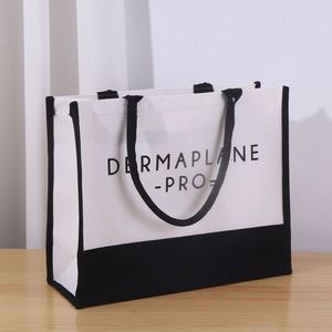 Sac en toile personnalisé, sac en toile à porter à la main, promotion publicitaire personnalisée, sac fourre-tout en toile tridimensionnel, logo imprimé - Product Image 2