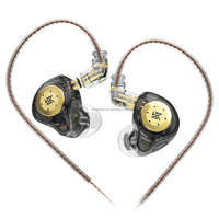 Auriculares KZ EDX Pro Deportivos HiFi con Bajos Potentes, 1 Auricular Dinámico Intrauditivo, Auriculares de Monitoreo, Alta Sensibilidad, para Audiófilos