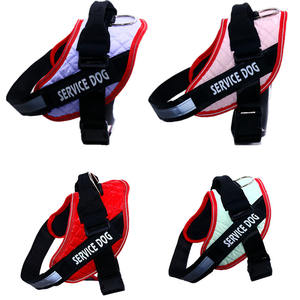 Personalizado Oxford reflectante transpirable servicio ajustable perro cuerda de tracción arnés para mascotas correa de pecho Correa raza de perro grande al aire libre - Product Image 6