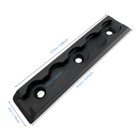 Barre d'insertion en L en aluminium à 3 trous pour enceintes Line Array, noire, pièces de quincaillerie de suspension audio