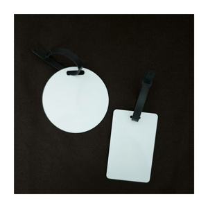 Vente en gros d'étiquettes à bagages en aluminium personnalisées par sublimation étiquettes <span class=keywords><strong>de</strong></span> <span class=keywords><strong>sac</strong></span> <span class=keywords><strong>de</strong></span> voyage en métal vierges par sublimation - Product Image 6