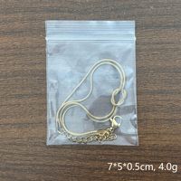 Pulsera de Acero Inoxidable de Doble Capa con Cadena de Serpiente y Nudos, Bañada en Oro de 18K, Inoxidable, para Mujer