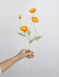 Fiori Artificiali di Papavero Islandese Realistici in 4 Colori, Steli di Papavero Finto per Decorazioni Floreali di Hotel, Casa <span class=keywords><strong>e</strong></span> Matrimoni - Product Image 6