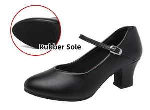 Zapatos de Baile Latino de Carácter para Mujer con Tacón de 5 cm y Correa al Tobillo para Salón, Salsa, Tango y <span class=keywords><strong>Flamenco</strong></span> - Product Image 2