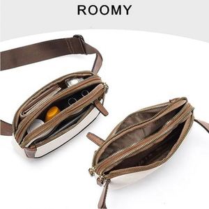 Bolso de Pecho de Cuero PU Vintage para Mujer, Bolso Bandolera, Bolso de Cintura Casual, Riñonera - Product Image 3