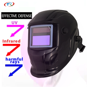 Lentes <span class=keywords><strong>de</strong></span> Plástico Negras TRQ <span class=keywords><strong>para</strong></span> Casco <span class=keywords><strong>de</strong></span> Soldadura - Product Image 2