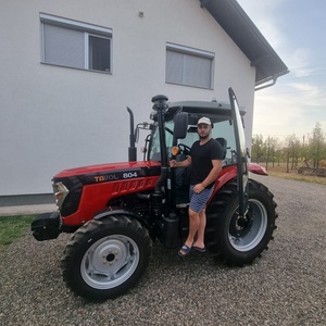 <span class=keywords><strong>Tracteur</strong></span> agricole 4x4 80 CV avec chargeur frontal, prix compétitif, idéal <span class=keywords><strong>pour</strong></span> la ferme et le jardin - Vente chaude en Chine - Product Image 3
