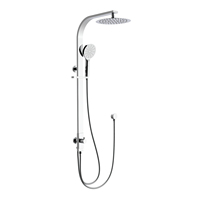 Ensemble douche thermostatique Robinet de baignoire Hot Cold Bathroom Tap with Handheld Shower Kit Exposed Faucet Bathroom
