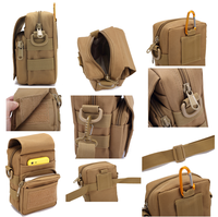 Sac de ceinture de taille Molle, pochette de vidange, pochette de taille Molle