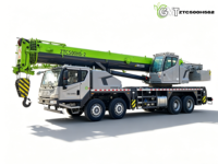 Grue mobile sur camion Zoomlion ZTC500H5-2 de 50 tonnes, modèle 2020, d'occasion |   Moteur hydraulique de boîte de vitesses de 43 m