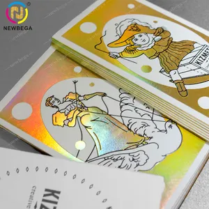 Goud Zilver Custom Printpapier Visitekaartjes Uitstekende Textuur Afdrukken Speelkaarten