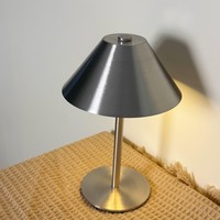 Lampe de table LED 5V réglable, style moderne, en forme de cône, tactile, en ABS, à intensité variable, températures de couleur multiples, alimentation DC, pour la maison/le bureau