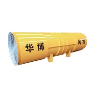 Ventilateurs axiaux à roulement à billes électriques antidéflagrants pour ventilation souterraine de mines de charbon, utilisés dans les tunnels d'air primaire.