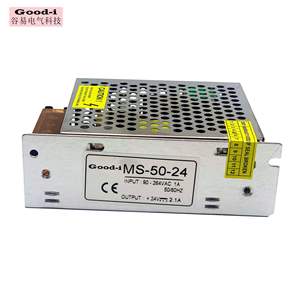 Fuente de Alimentación Conmutada de CC Guyi MS-50-24 de 50 W y 24 V, Luz LED de Tamaño Pequeño, Monitoreo de Seguridad, Corriente de Salida de 2 A, Voltaje de Entrada de 240 V - Product Image 1