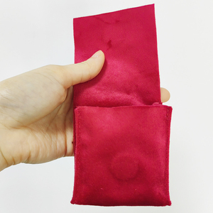 Custom Logo Made Velvet Gift Jewelry Packaging Bags for <b>Watch</b>, Glasses and Jewelry Suede Envelope Pouch for <b>Ring</b> Box - Product Image 6