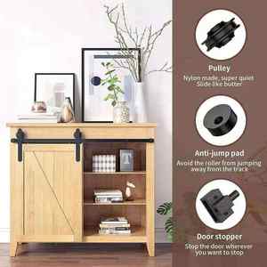 Fournisseur chinois de quincaillerie pour <span class=keywords><strong>porte</strong></span> <span class=keywords><strong>coulissante</strong></span> double mini, kit de rail à roulettes pour armoire, <span class=keywords><strong>placard</strong></span> - Product Image 4