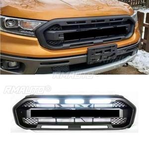 Kit de Carrocería para Ford Ranger T8 2015-2021, Parrilla Delantera con LED, Rejilla de Carreras, Parrilla Delantera LED, Pieza de Modificación - Product Image 3