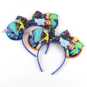 קשת שיער חדשה וחמודה עם אוזני עכבר לילדים, קוספליי וחגים - קשת לשיער לילדים עם עיצוב אוזני עכבר, אביזרי שיער - Product Image 2