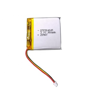 504045 battery lithium ion 900mah 3,7 V with MSDS ROHS - Product Image 1