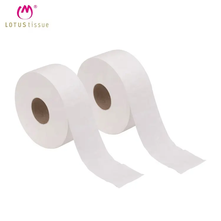 Fabriek Rechtstreekse Levering 300M 2 Ply Maagd Jumbobroodje Papier Toiletpapier Tissue