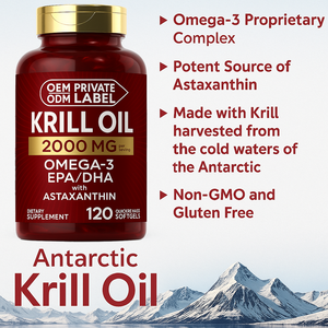 מכירה חמה oem krill שמן תוספי מזון בריאות חומצה היאלורונית דגים שמן אומגה <span class=keywords><strong>3</strong></span> krill שמן softgel כמוסות מזון בריאות מותאם אישית - Product Image 4