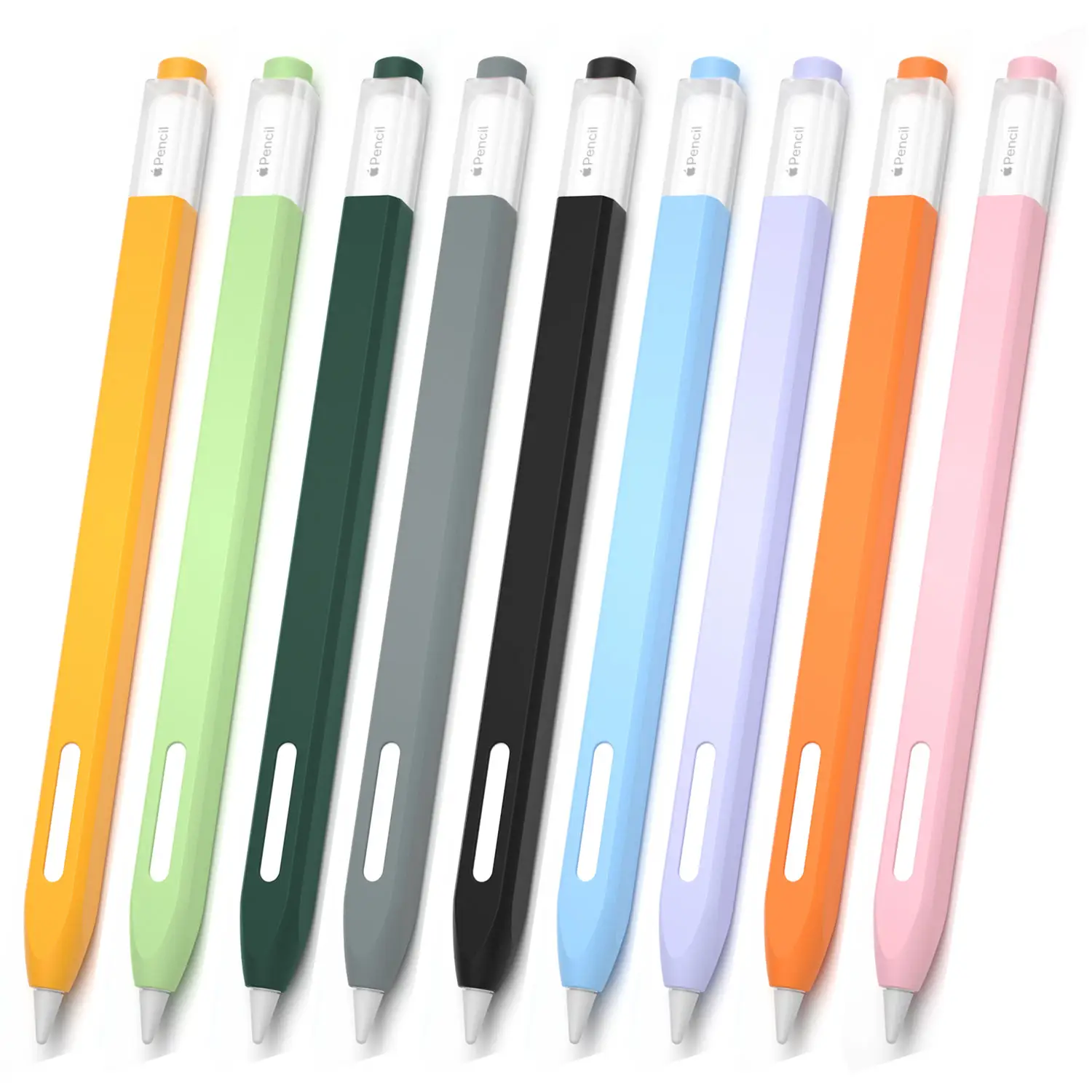 Mềm Silicon Bảo Vệ Trường Hợp Máy Tính Bảng Từ Stylus Bút Màu Hồng Bìa Tay Áo Cho Apple iPad Bút Chì 1 2 Gen 1st 2nd Thế Hệ